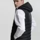 Мъжка жилетка без ръкави в черно Urban Classics Small Bubble Hooded Vest, Якета - Hoodstyle.bg