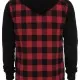 Мъжки кариран суичър Urban Classics blk/red/bl, Суичъри - Hoodstyle.bg