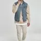 Мъжко дънково яке без ръкави в светлосиньо Urban Classics Denim Vest, Якета - Hoodstyle.bg