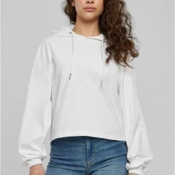 Суичър Ladies Heavy Short Hoody white XS