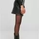 Дамска къса кожена пола в черен цвят Urban Classics Synthetic Skirt, Поли - Hoodstyle.bg