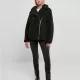 Дамско пухкаво яке в черен цвят Ladies Sherpa Jacket, Якета - Hoodstyle.bg