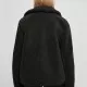 Дамско пухкаво яке в черен цвят Ladies Sherpa Jacket, Якета - Hoodstyle.bg