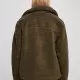Дамско пухкаво яке в цвят маслина Ladies Sherpa Jacket, Якета - Hoodstyle.bg
