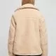 Дамско пухкаво яке в бежов цвят Ladies Sherpa Jacket, Якета - Hoodstyle.bg