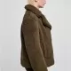 Дамско пухкаво яке в цвят маслина Ladies Sherpa Jacket, Якета - Hoodstyle.bg