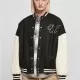 Дамско колежанско яке в черно Urban Classics Ladies College Jacket, Якета - Hoodstyle.bg