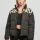 Дамско яке с широка кройка в черен цвят Urban Classics Ladies AOP Jacket, Якета - Hoodstyle.bg