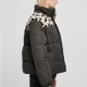 Дамско яке с широка кройка в черен цвят Urban Classics Ladies AOP Jacket, Якета - Hoodstyle.bg