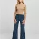 Дамска  плетена блуза в бежов цвят Urban Classics Ladies Twisted Back, Блузи - Hoodstyle.bg