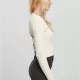 Дамска  плетена блуза в бял цвят Urban Classics Ladies Twisted Back, Блузи - Hoodstyle.bg