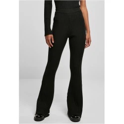 Дамски плетен клин в черен цвят Urban Classics Rib Knit Leggings
