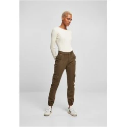 Дамско плетено боди в бял цвят Urban Classics Longsleeve Body