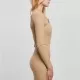 Дамска плетена рокля в бежов цвят Urban Classics Crossed Rib Knit Dress, Рокли - Hoodstyle.bg