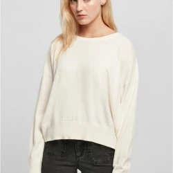 Широка дамска блуза в бял цвят Urban Classics Basic 