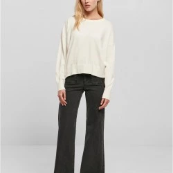 Широка дамска блуза в бял цвят Urban Classics Basic 