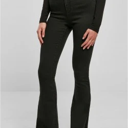 Дамски дънки в черен цвят Urban Classics Ladies Denim Pants