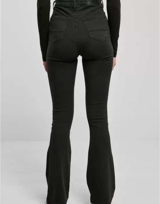Дамски дънки в черен цвят Urban Classics Ladies Denim Pants, Дънки - Hoodstyle.bg