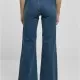 Дамски дънки с висока талия в син цвят Urban Classics Denim Pants, Дънки - Hoodstyle.bg