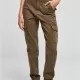 Дамски панталон в цвят маслина Urban Classics Ladies Pants, Панталони - Hoodstyle.bg