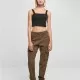 Дамски панталон в цвят маслина Urban Classics Ladies Pants, Панталони - Hoodstyle.bg