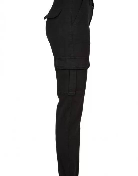 Дамски панталон в черен цвят Urban Classics Ladies Pants, Панталони - Hoodstyle.bg