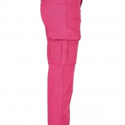 Дамски панталон в розов цвят Urban Classics Ladies Pants