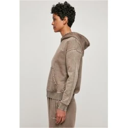 Дамски суичър с качулка в кафяв цвят Urban Classics Terry Hoody