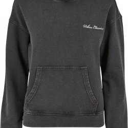 Дамски суичър с качулка в черен цвят Urban Classics Terry Hoody