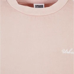 Дамска къса блуза с дълги ръкави в розов цвят Urban Classics Terry