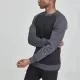 Мъжка блуза с реглан ръкави Urban Classics blk/cha, Блузи - Hoodstyle.bg