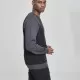 Мъжка блуза с реглан ръкави Urban Classics blk/cha, Блузи - Hoodstyle.bg