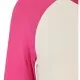Дамска къса блуза с дълъг ръкав в розово и бяло Urban Classics whitesand/hibiskus pink, Блузи - Hoodstyle.bg