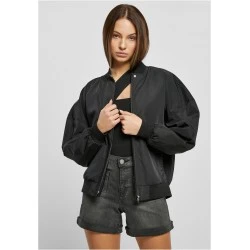 Дамско бомбър яке в черен цвят Urban Classics Bomber Jacket