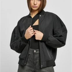 Дамско бомбър яке в черен цвят Urban Classics Bomber Jacket