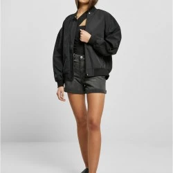 Дамско бомбър яке в черен цвят Urban Classics Bomber Jacket