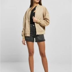 Дамско бомбър яке в бежов цвят Urban Classics Bomber Jacket