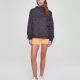 Дамска ветровка с качулка в тъмнолилав цвят Urban Classics Ladies AOP Jacket, Якета - Hoodstyle.bg