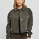 Дамско дънково яке в тъмносив цвят Urban Classics Denim Jacket, Якета - Hoodstyle.bg