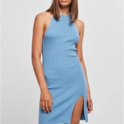 Дамска рокля в светлосин цвят Urban Classics Dress 