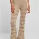 Дамски плетен панталон в бежов цвят Urban Classicss Knit Leggings, Панталони - Hoodstyle.bg