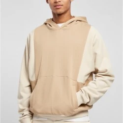 Мъжки суичър с качулка в бежов цвят Urban Classics Hoody unionbeige/softseagrass