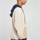 Мъжки суичър с качулка в цветен десен Urban Classics Color Hoody softseagrass/unionbeige, Суичъри - Hoodstyle.bg