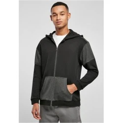 Мъжки суичър с цип в черен цвят Urban Classics Zip Hoody