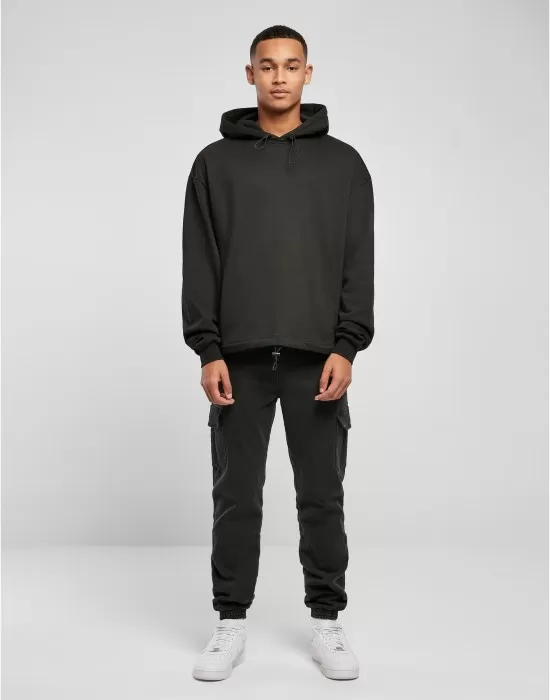Мъжки суичър с качулка в черен цвят Urban Classics Sport Hoody, Суичъри - Hoodstyle.bg