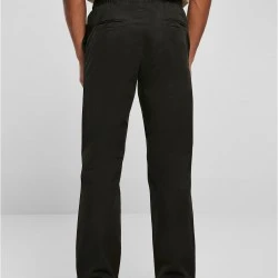 Мъжки панталон в черен цвят Urban Classics Straight Slit Trouser