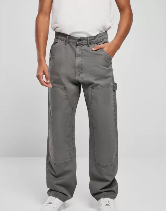 Мъжки широки панталони в сиво Urban Classics Trouser, Панталони - Hoodstyle.bg