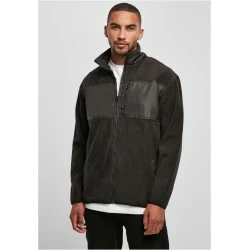 Мъжко поларено яке в черен цвят Urban CLassics Fleece Jacket