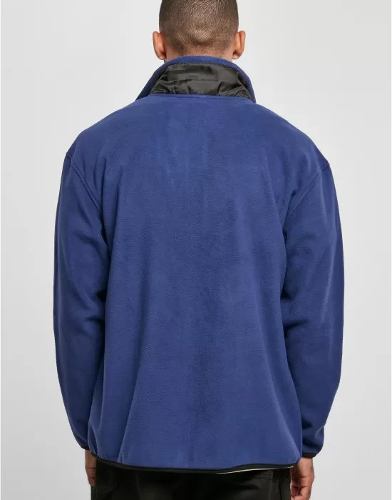 Мъжко поларено яке в син цвят Urban CLassics Fleece Jacket, Якета Пролет / Есен - Hoodstyle.bg
