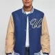 Мъжко колежанско яке в син цвят Urban Classics College Jacket, Зимни якета - Hoodstyle.bg